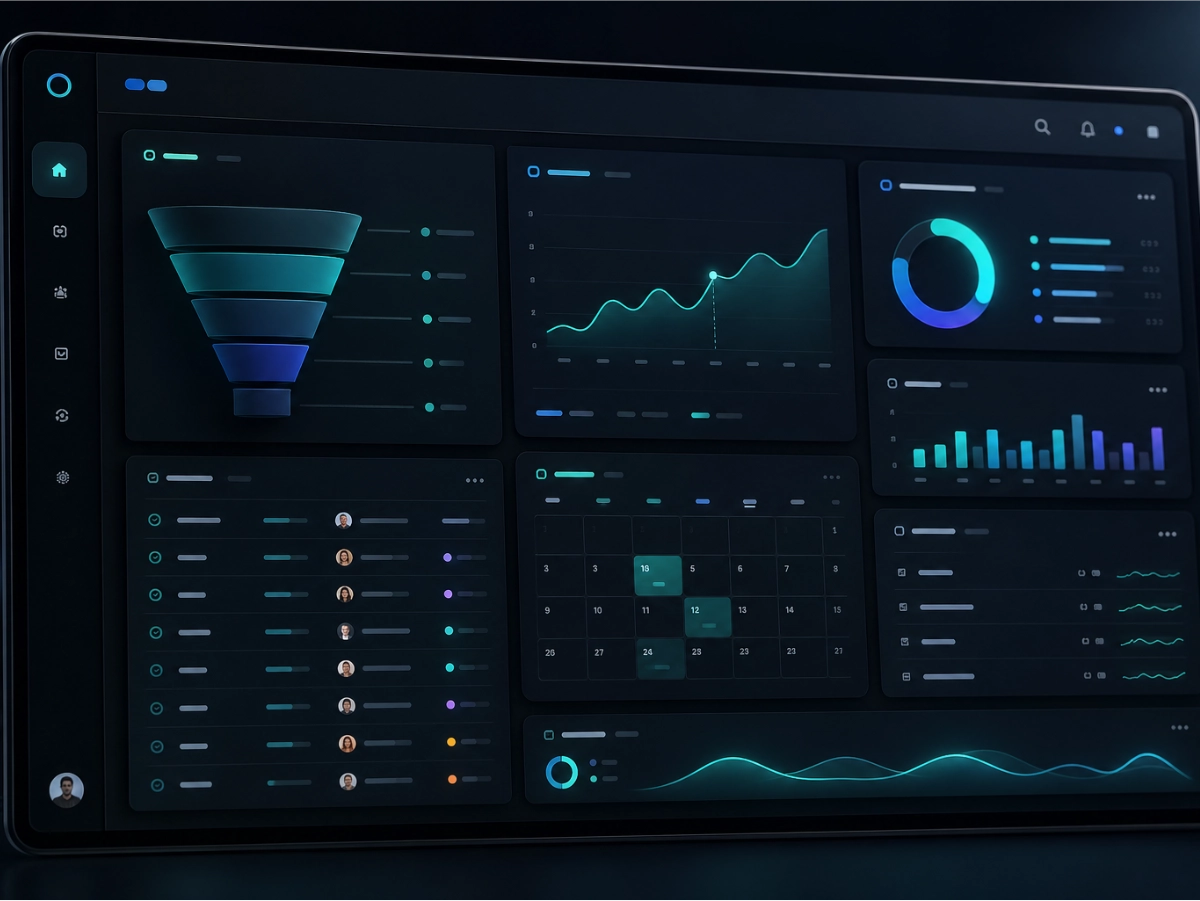 Dashboard de sistema interno
